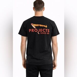 Projects SINCE 89 Sz Medium men’s Y2K t shirt Skate Streetwear graphic punk